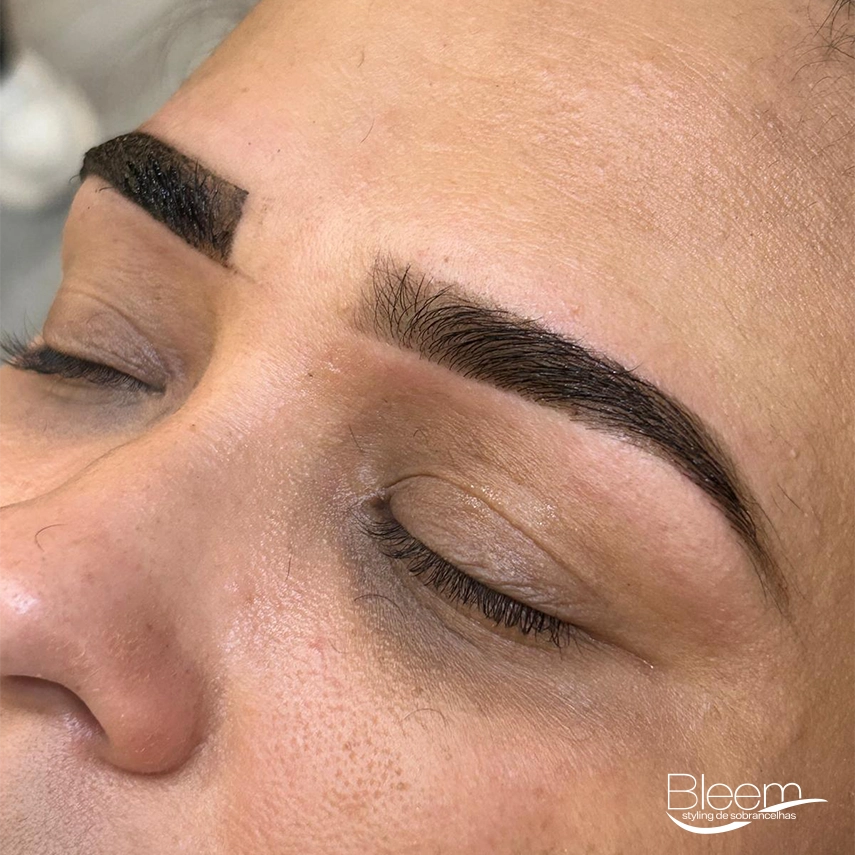 Sobrancelhas com estilo feminino